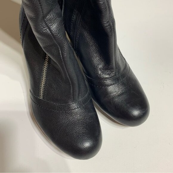 Steve Madden Equal rounded toe heeled leather boots - Picture 6 of 7